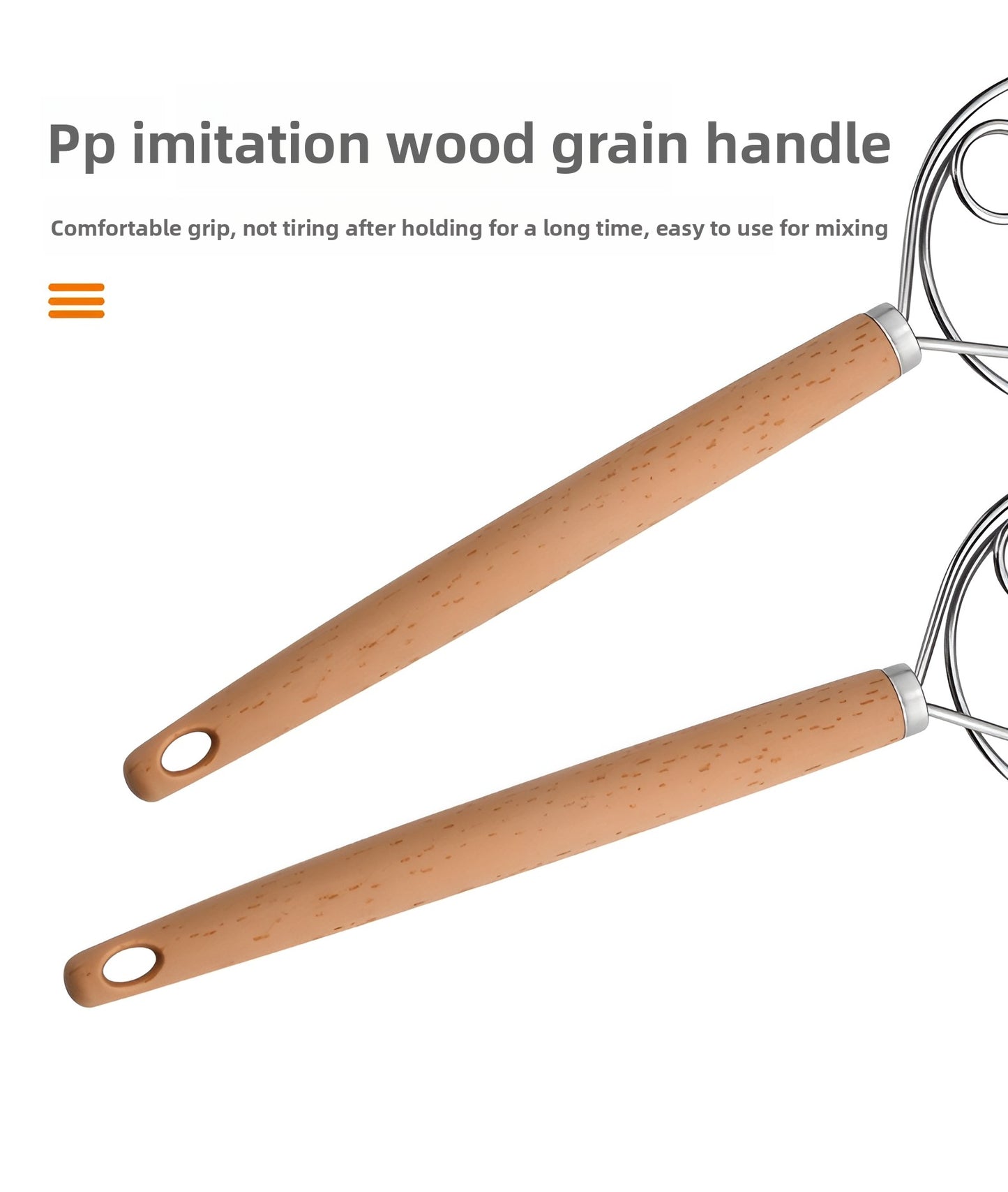 Stainless Steel Hand Dough Mixer, Multipurpose Manual Egg Beater & Dough Kneading Tool for Bread, Pizza, Cookie Dough Mixing, Easy to Use for Home Baking Daily Cooking Tasks
