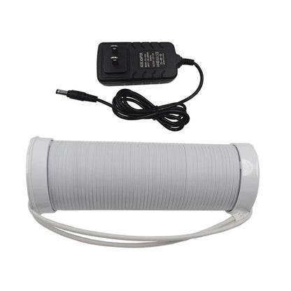 65W Desktop Dust Collector with LED Light, 360° Rotatable & Telescopic Hose for Nail Art, Dental Lab & Workbench