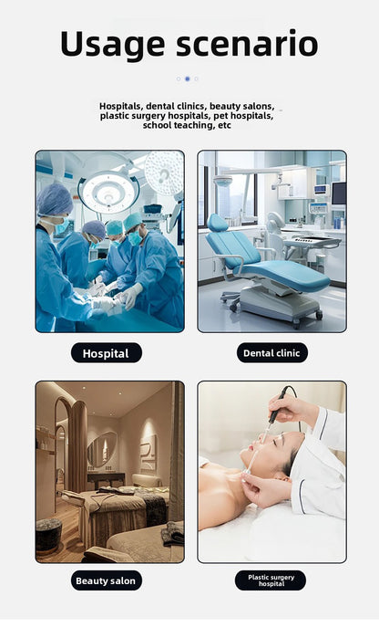 Dental Unit Halogen Exam Lamp, 7000-32000 LUX, High CRI 95%, Adjustable Spot Size for Clinic Use