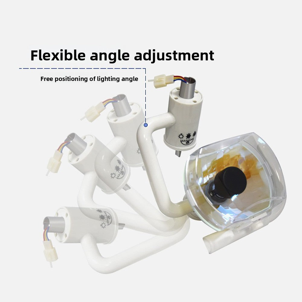 Dental Unit Halogen Exam Lamp, 7000-32000 LUX, High CRI 95%, Adjustable Spot Size for Clinic Use