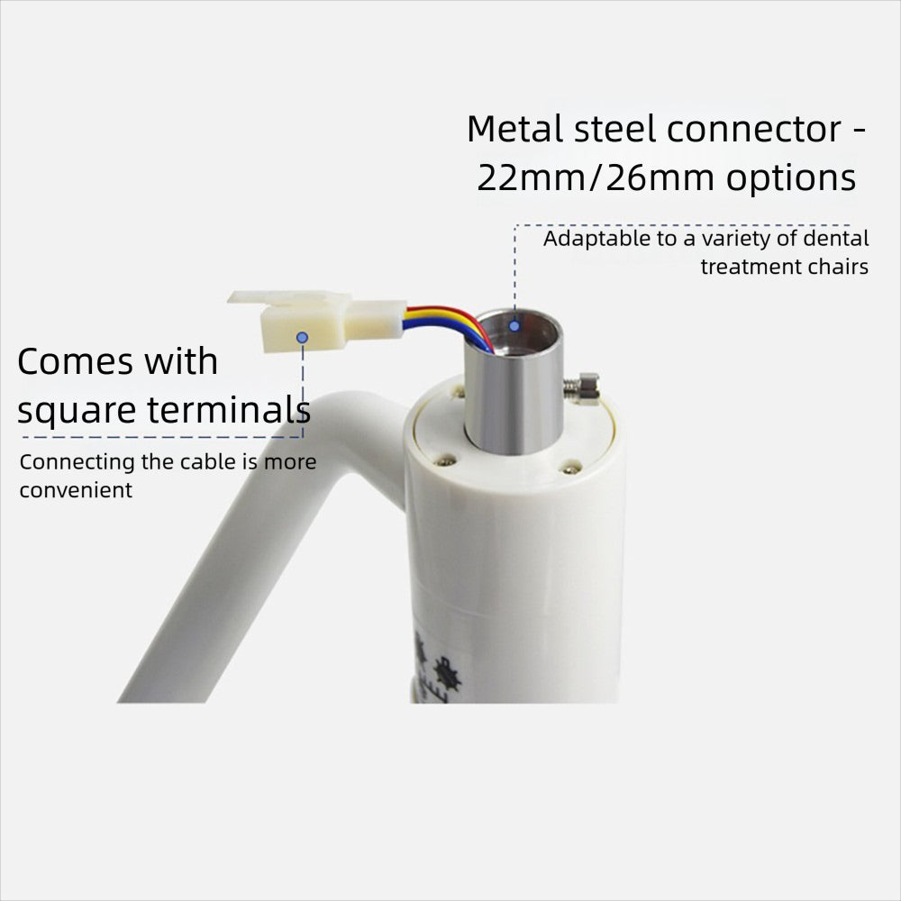 Dental Unit Halogen Exam Lamp, 7000-32000 LUX, High CRI 95%, Adjustable Spot Size for Clinic Use