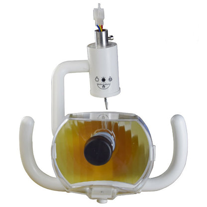 Dental Unit Halogen Exam Lamp, 7000-32000 LUX, High CRI 95%, Adjustable Spot Size for Clinic Use