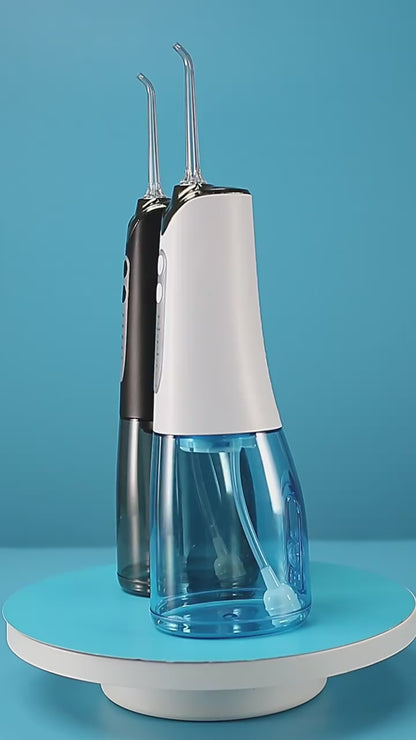 Cordless Water Flosser for Teeth, Portable Oral Irrigator with 5 Modes, 300ML Tank, 5 Nozzles, USB Rechargeable for Travel & Home Use